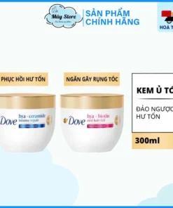 Kem Ủ Tóc Dove Ceramide Phục Hồi Hư Tổn 300ml (Mới)